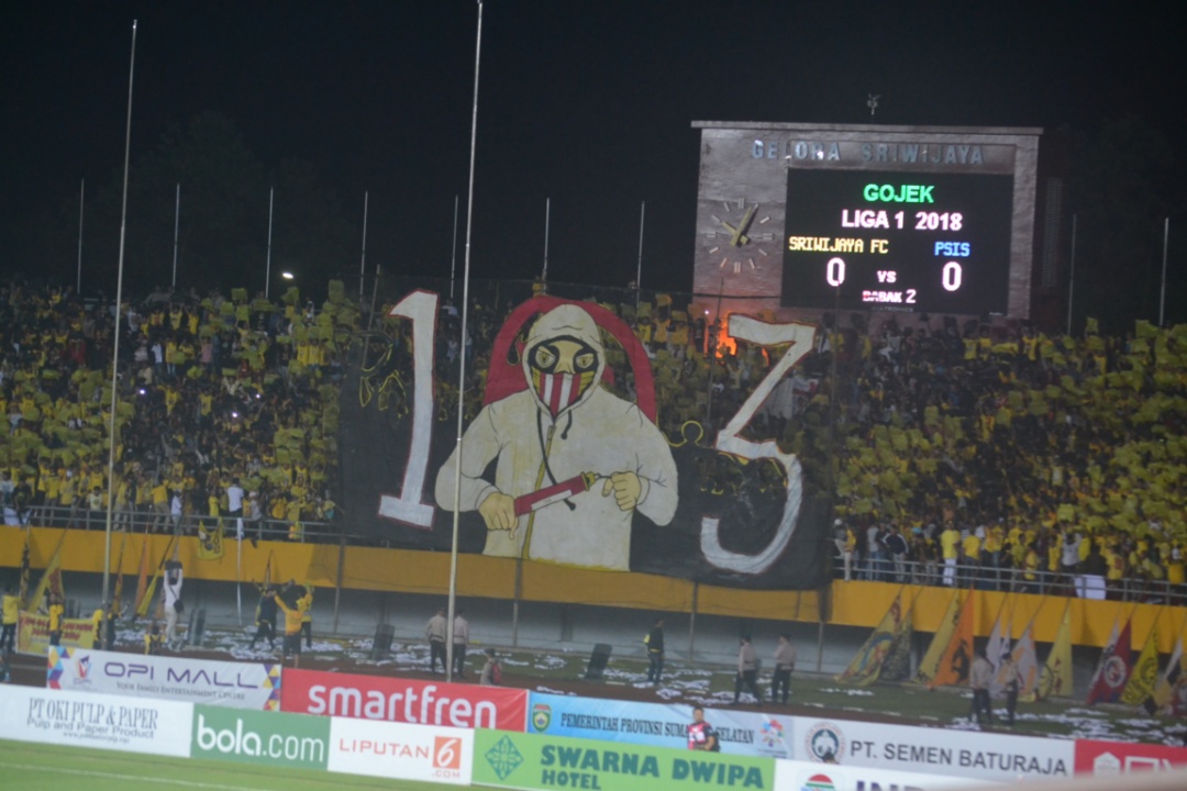 Koreo Suporter Sriwijaya FC saat Hadapi PSIS Habiskan Dana Rp15 Juta