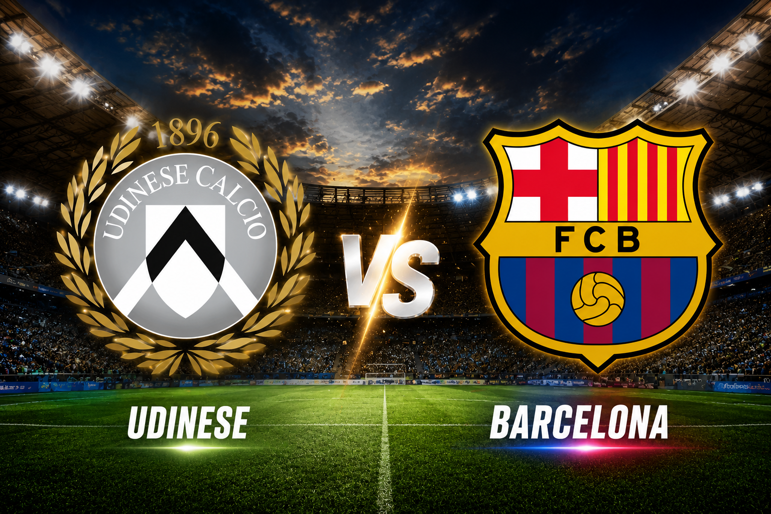 Prediksi dan Statistik Udinese vs Barcelona: Ujian di Turnamen Segitiga