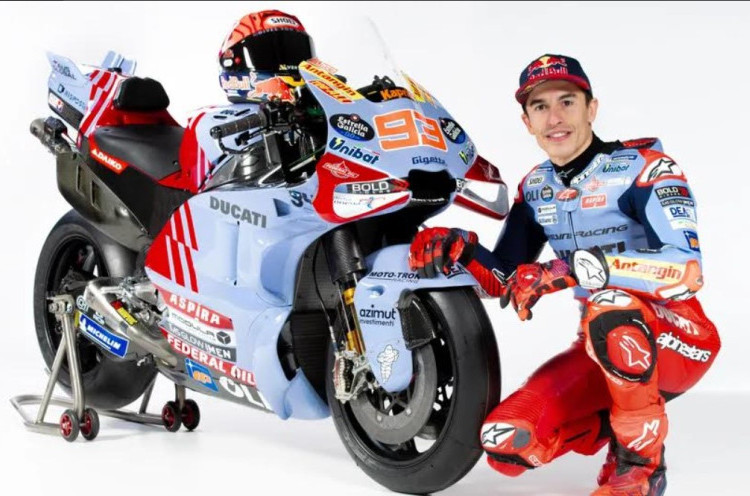 Momen Ducati Marquez Distut Bapak-bapak Pakai Supra