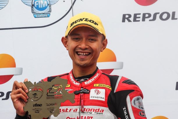 Pembalap Indonesia yang Ikut Moto2 2019 Naik Podium di Albacete