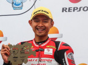 Pembalap Indonesia yang Ikut Moto2 2019 Naik Podium di Albacete 