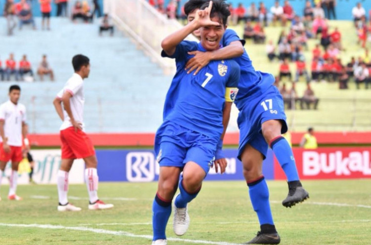 Piala AFF U-16: Hadapi Timnas U-16, Thailand U-16 Pertajam Lini Depan