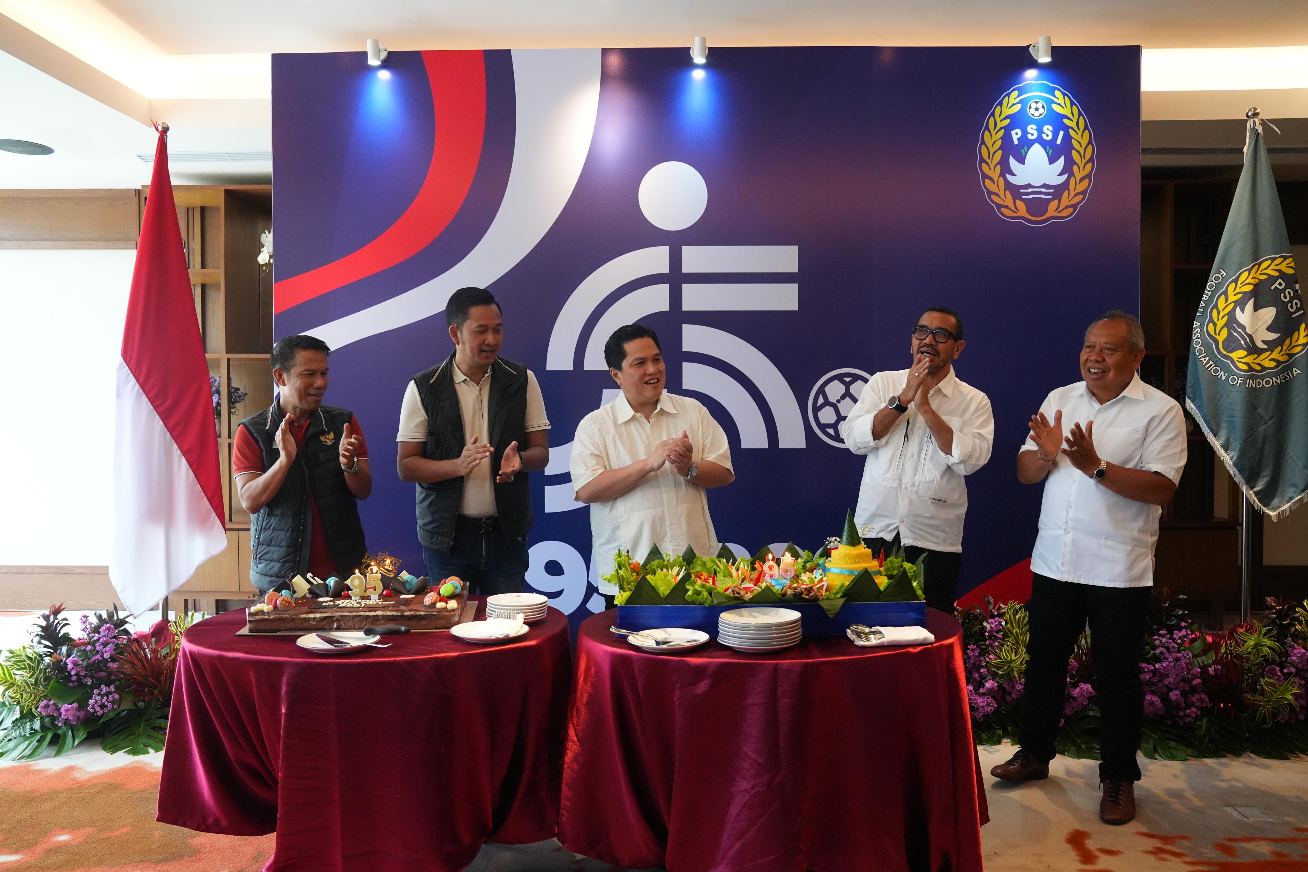 PSSI Berulang Tahun ke-95, Erick Thohir Ajak Stakeholder Sepak Bola Indonesia Cetak Sejarah