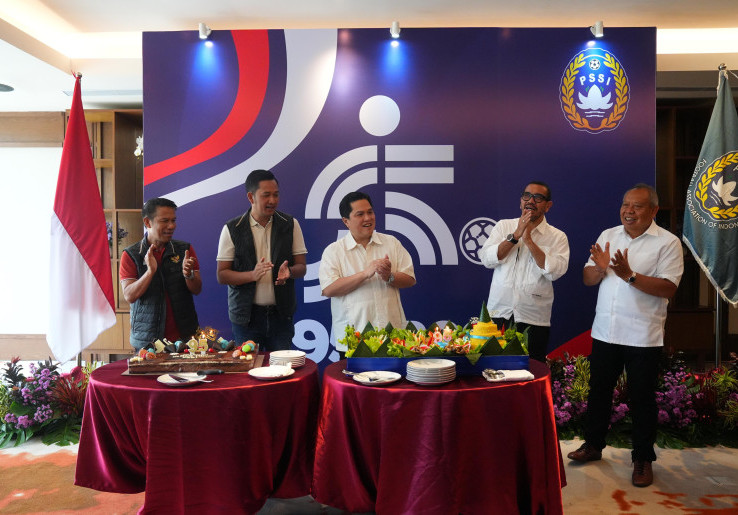 PSSI Berulang Tahun ke-95, Erick Thohir Ajak Stakeholder Sepak Bola Indonesia Cetak Sejarah