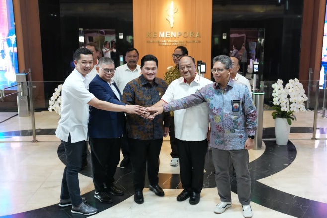 Kawal PON 2028, Kemenpora Koordinasi dengan KONI, Kejagung, dan BPKP
