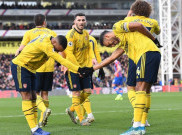 Crystal Palace 1-1 Arsenal: The Gunners Gagal Menang dan Aubameyang Terima Kartu Merah