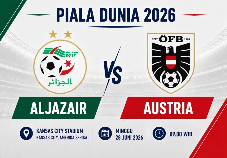 Prediksi dan Statistik Aljazair vs Austria: Duel Krusial Tim Kuda Hitam