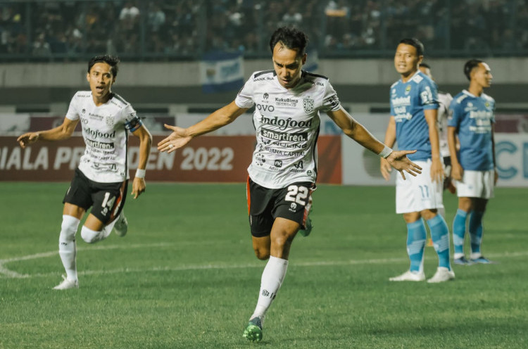 Hasil Piala Presiden 2022: Persib Ditahan Imbang 10 Pemain Bali United, Persik Menang