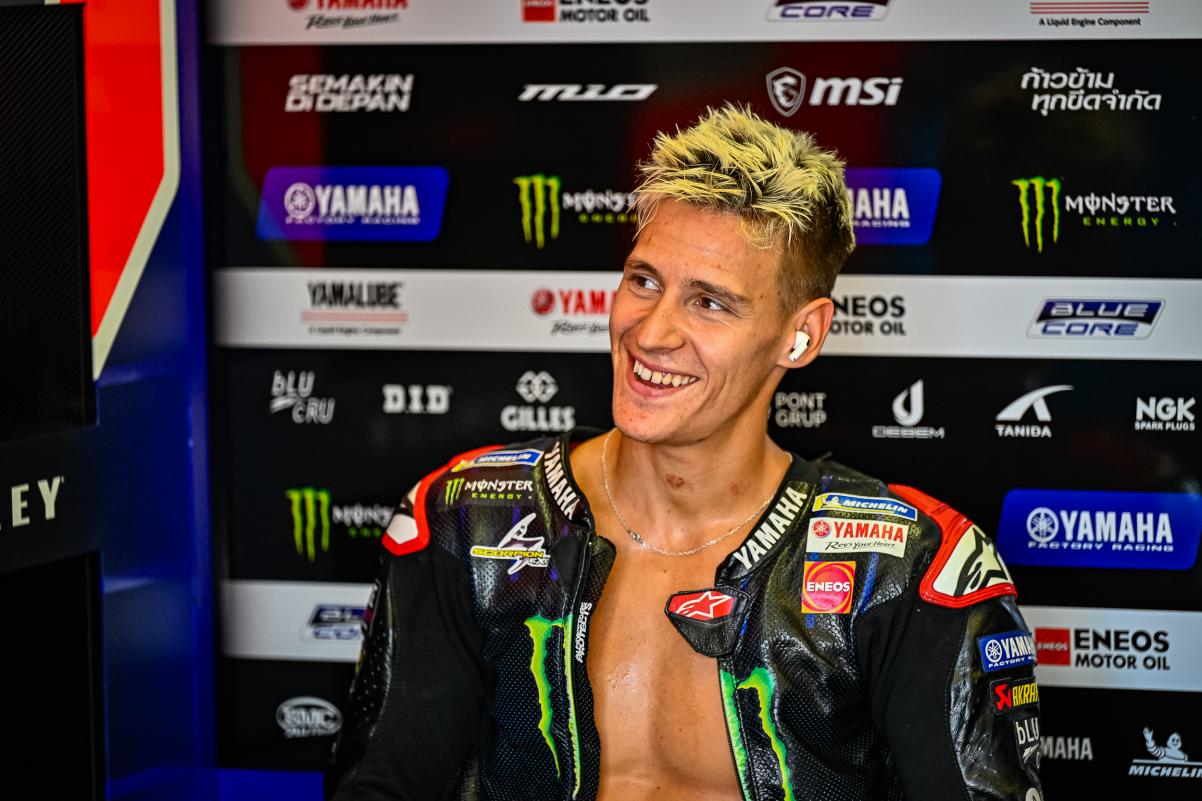 Fabio Quartararo Full Senyum di Misano