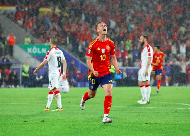 Hasil Euro 2024: Bantai Georgia 4-1, Spanyol Lawan Jerman di Perempat Final