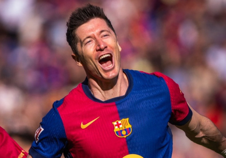 Hasil LaLiga: Robert Lewandowski Catat Brace, Barcelona Kalahkan Girona 4-1