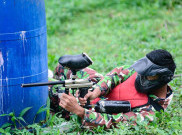 Usir Kejenuhan Tanpa Kompetisi, Persib Bermain Paintball