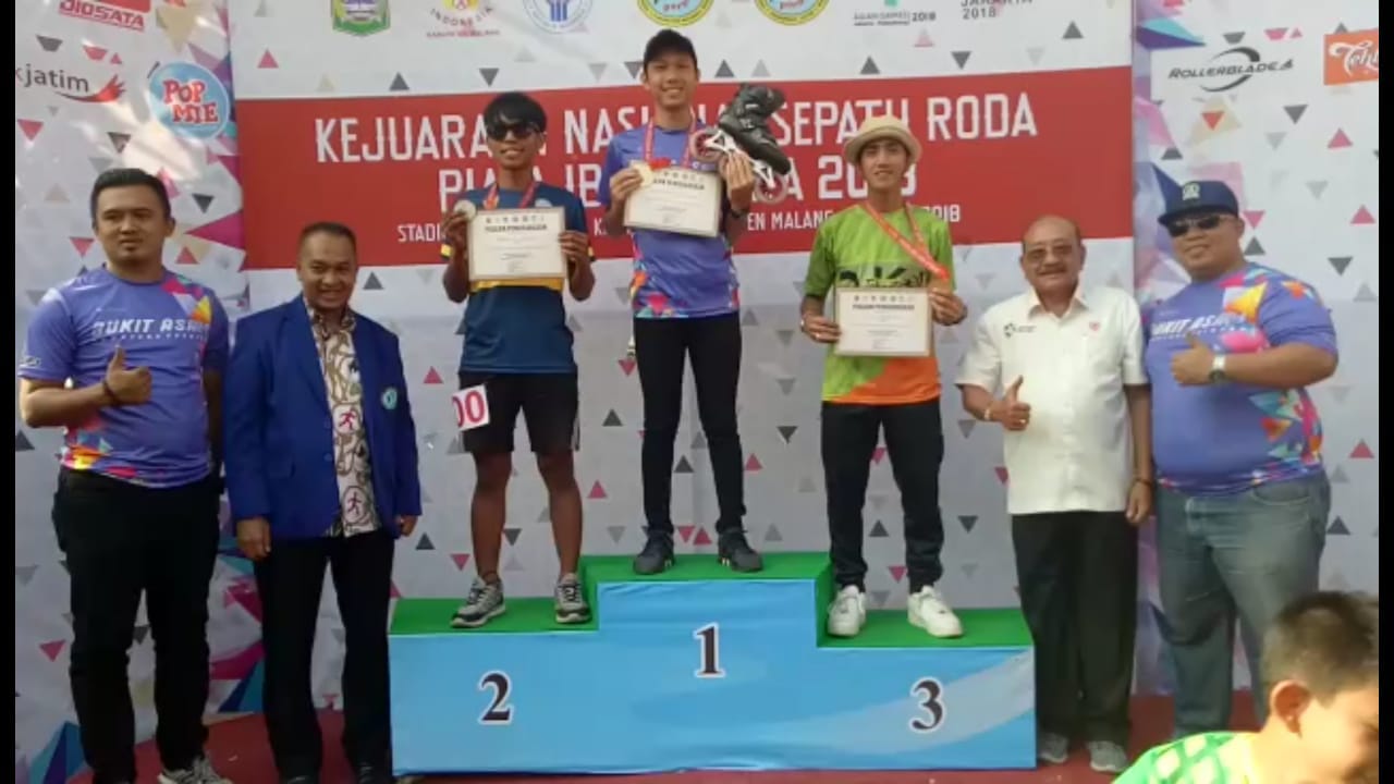 Atlet Sepatu Roda Sumsel Raih Satu Emas