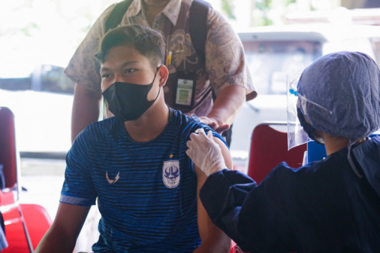 Seluruh Klub Grup A Piala Menpora Sudah Divaksinasi