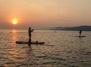 Menikmati Matahari Tenggelam di Ekshibisi Paddle dan Kayak Jatiluhur
