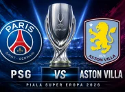 Jadwal Siaran Langsung dan Link Streaming PSG vs Aston Villa, Live Kamis (13/8) Pukul 02.00 WIB