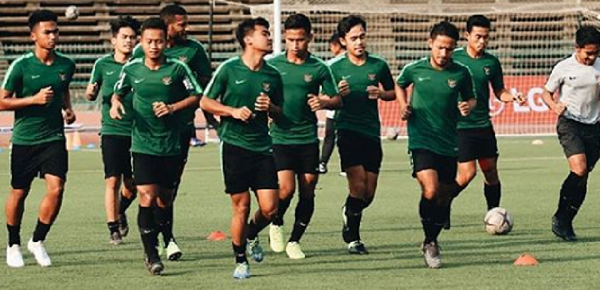 Timnas Indonesia U-22 Latihan Adu Penalti Jelang Lawan Vietnam