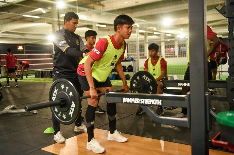 Fisik Para Pemain Timnas Indonesia U-17 Terus Digenjot