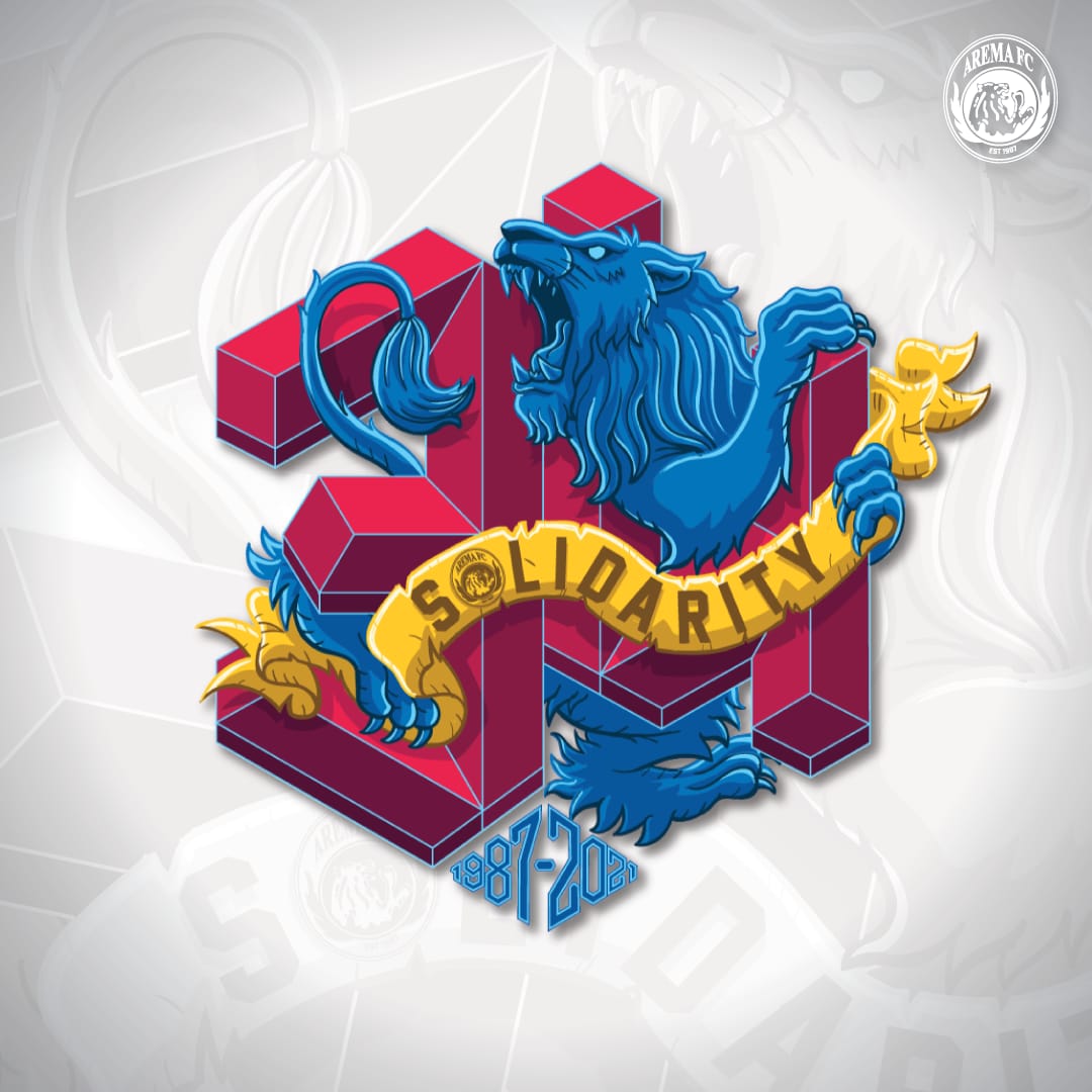 Makna Logo HUT ke-34 Arema FC