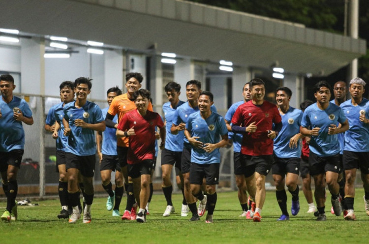 Latihan Hari Pertama, Pemain Timnas Indonesia Hanya Pemulihan Kondisi