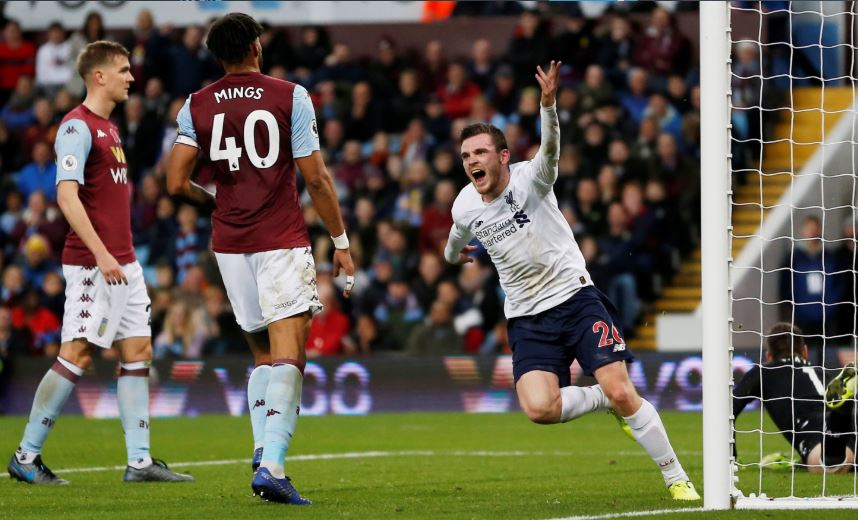 Aston Villa 1-2 Liverpool: Comeback Dramatis The Reds di Villa Park