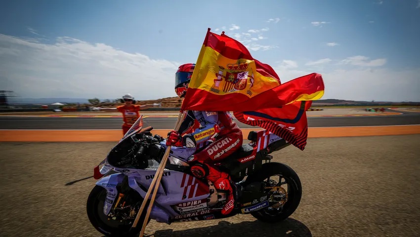 Hasil MotoGP Aragon 2024: Tampil Dominan, Marquez Rebut Podium Kemenangan