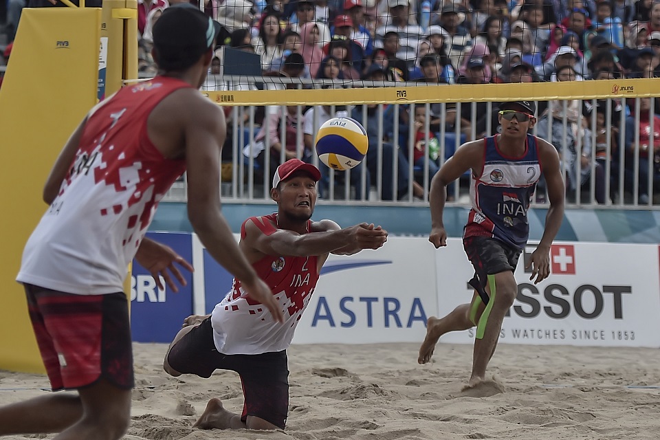 Tantang Qatar, Pasangan Voli Pantai Putra Indonesia Siap Rebut Medali Emas Asian Games 2018