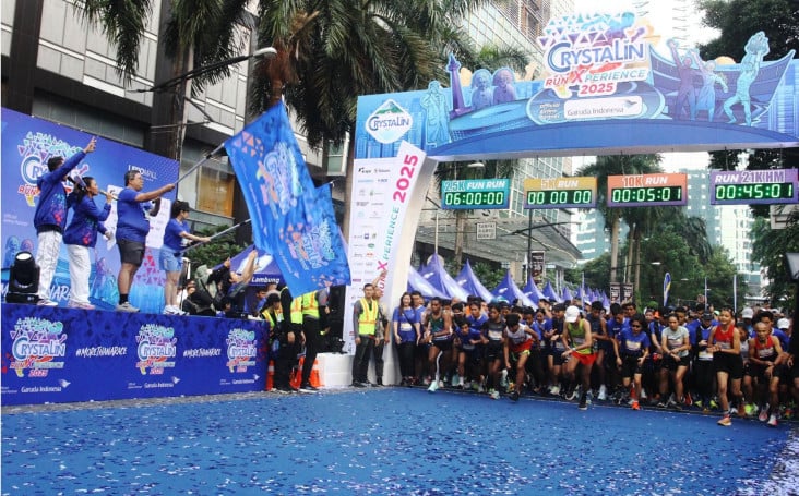Crystalin RunXperience 2025 Sukses Digelar di Jakarta Diikuti 8 Ribu Peserta