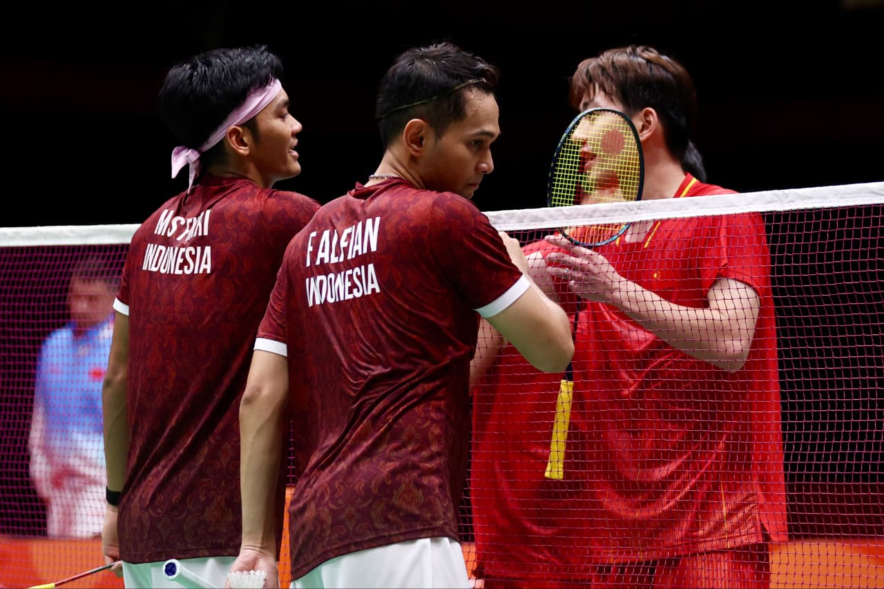 Ganda putra Indonesia, Fajar Alfian/Muhammad Shohibul Fikri. (PBSI)