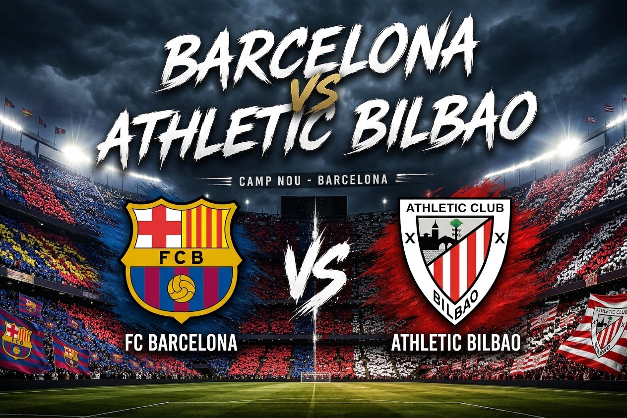 Cara Menonton dan Link Streaming Barcelona vs Athletic Bilbao, Live di Sini!