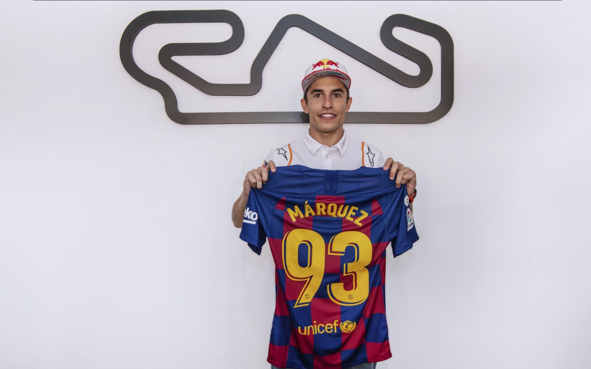 Barcelona Ikut Rayakan Kesuksesan Marc Marquez Menangi MotoGP
