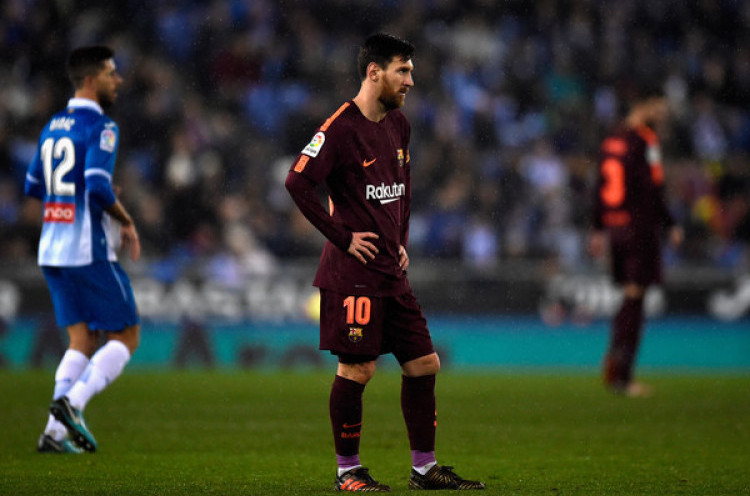 Lionel Messi Masih Manusia, Barcelona Takluk Pertama Kali