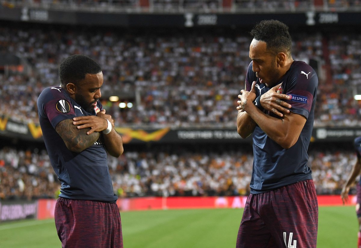 Torehan Apik Aubameyang dan Lacazette saat Arsenal Atasi Valencia