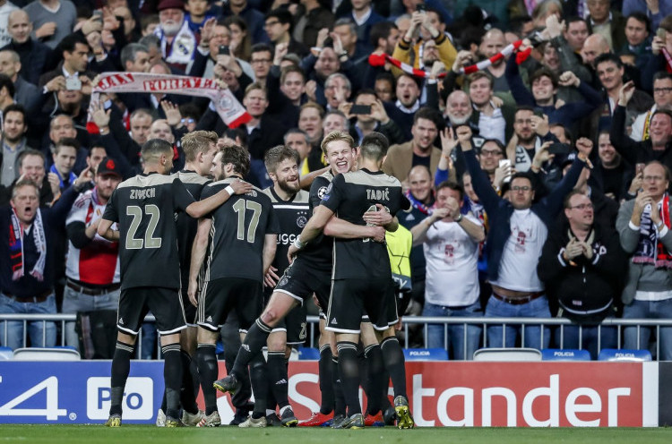 Real Madrid 1-4 Ajax Amsterdam: Los Blancos Gagal Pertahankan Gelar Liga Champions