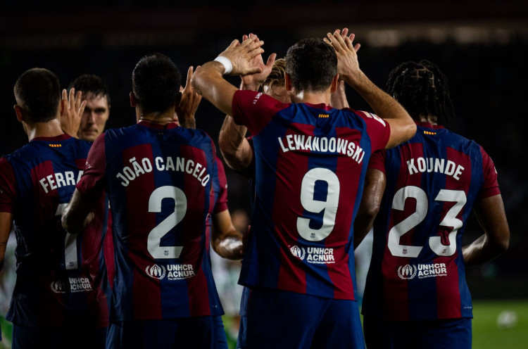 Barcelona 5-0 Real Betis: Blaugrana Naik ke Puncak Klasemen