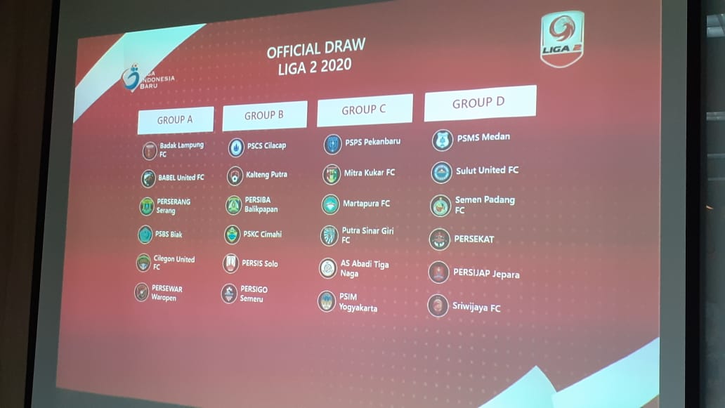 Liga 2: Ini Pembagian Grup dan Tuan Rumah Babak Penyisihan