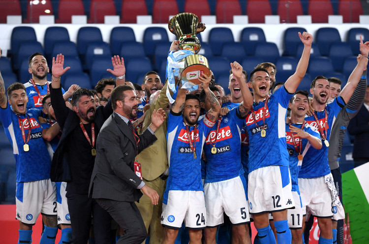 Lewat Adu Penalti, Napoli Taklukkan Juventus untuk Raih Gelar Coppa Italia Keenam