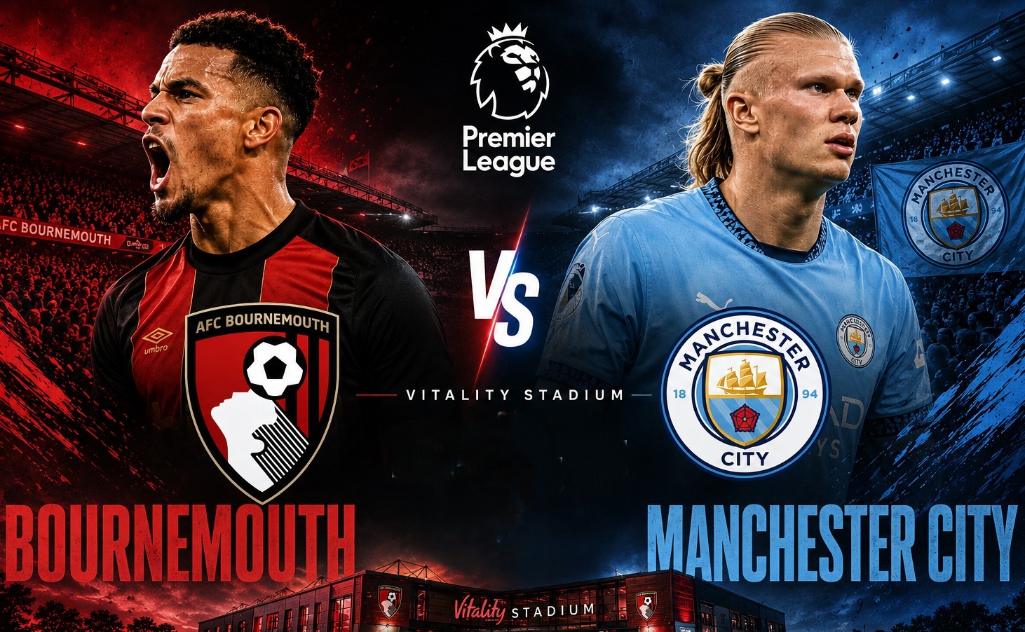 Prediksi dan Statistik Bournemouth vs Manchester City: Awas Terpeleset!