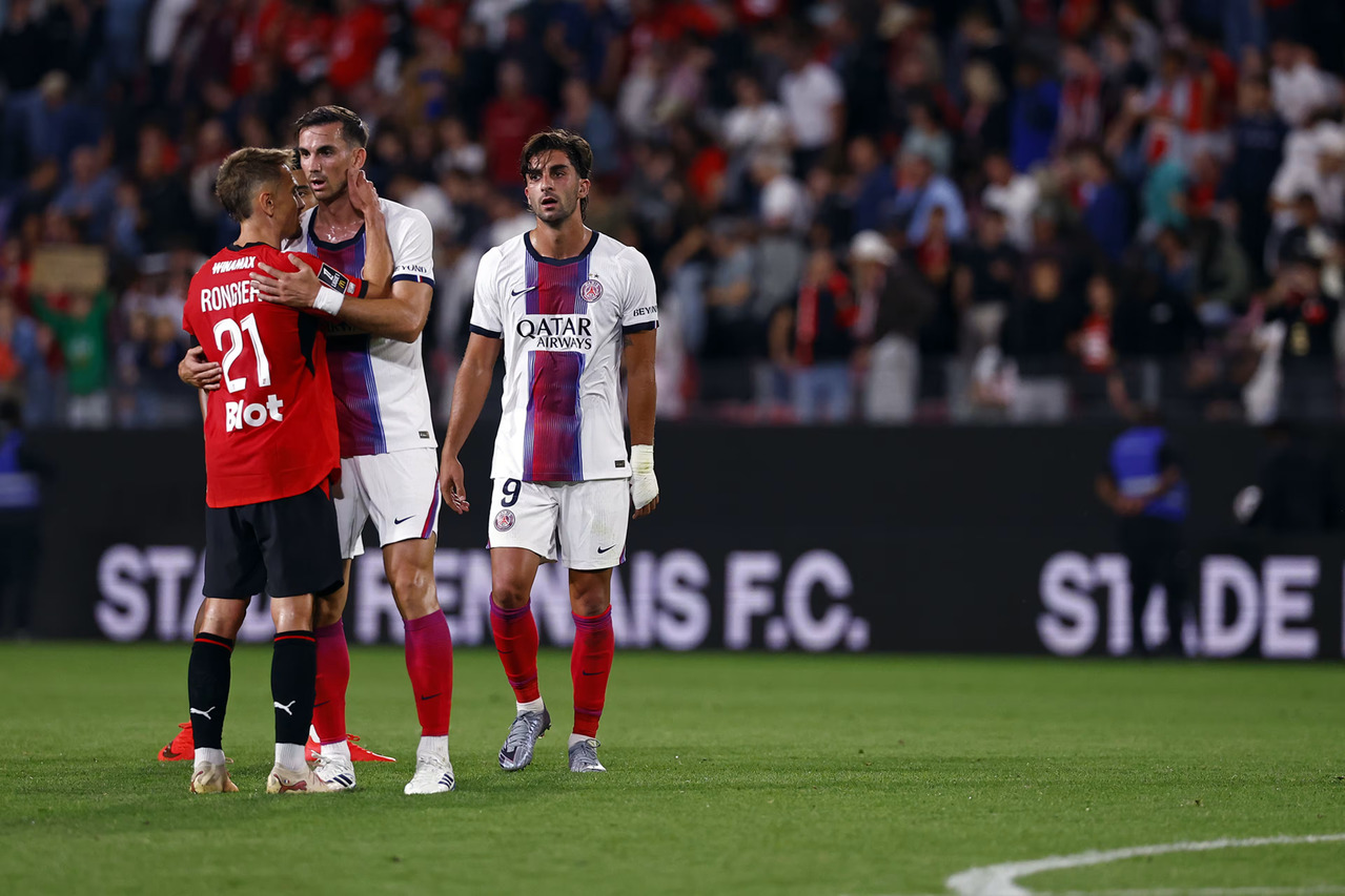 Ferran Torres jadi pahlawan PSG saat menghadapi Rennes. (Foto: Laman Resmi PSG)