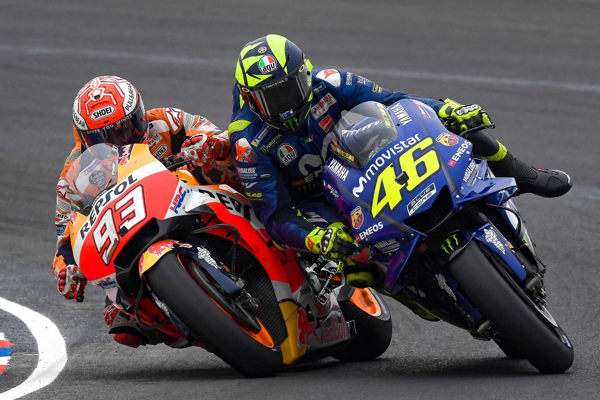 Jatuhkan Valentino Rossi, Marc Marquez Merasa Tidak Bersalah
