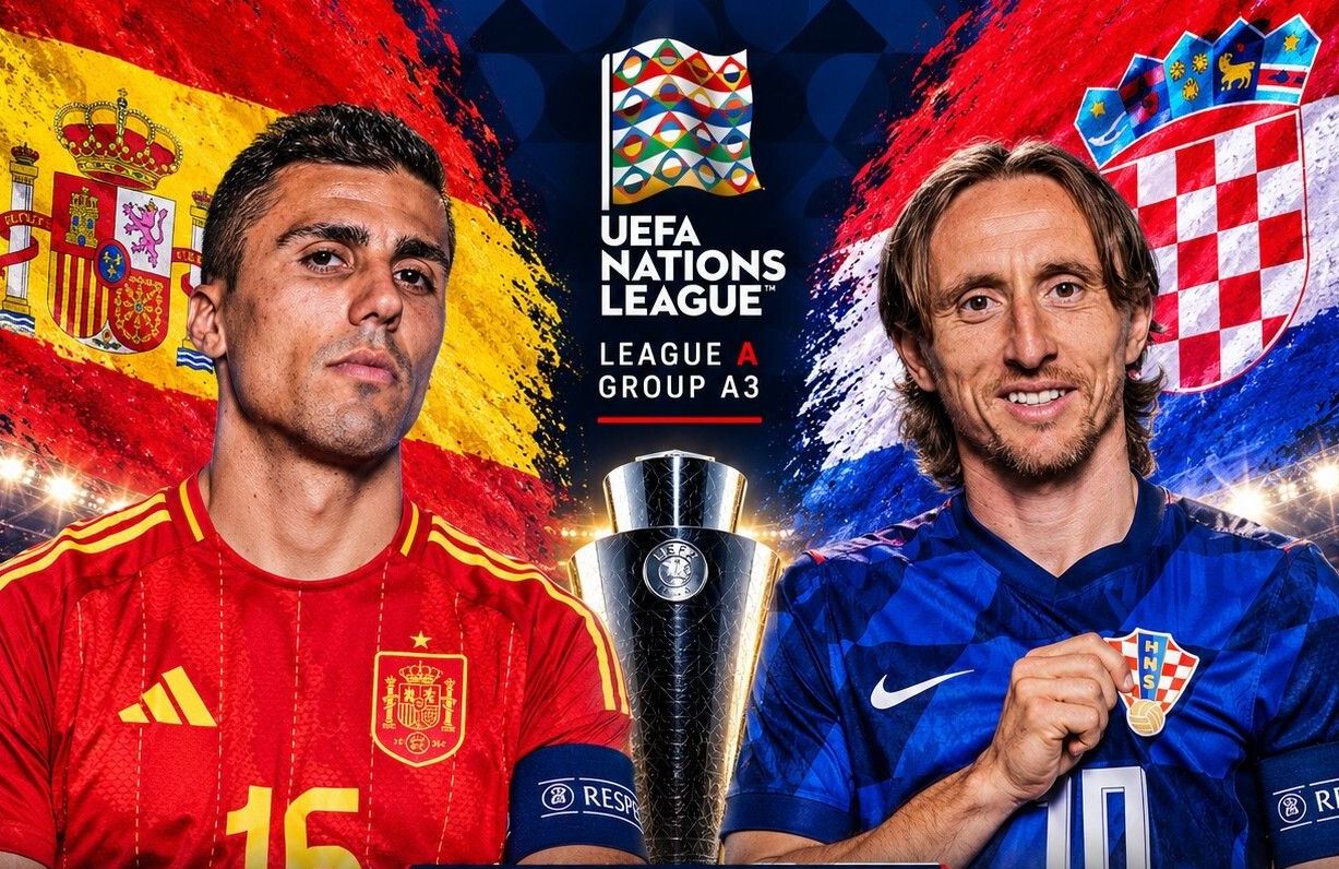 Link Live Streaming Spanyol vs Kroasia, Live Sebentar Lagi di Televisi Nasional