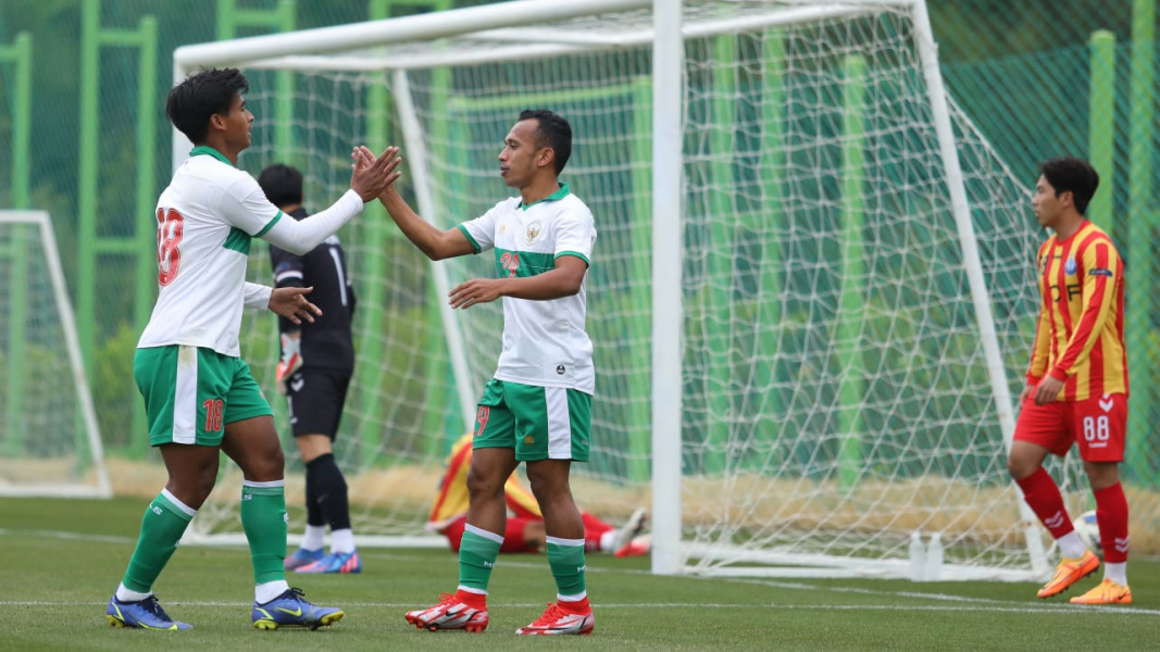 Timnas Indonesia U-23 Bungkam Andong Science College dengan Skor Meyakinkan