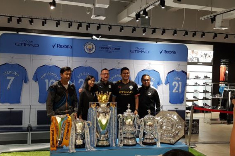 Manchester City Pamer Enam Piala di Indonesia
