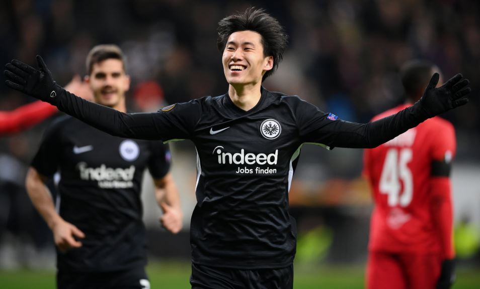 Hat-trick Gol di Liga Europa, Daichi Kamada Samai Rekor Takumi Minamino