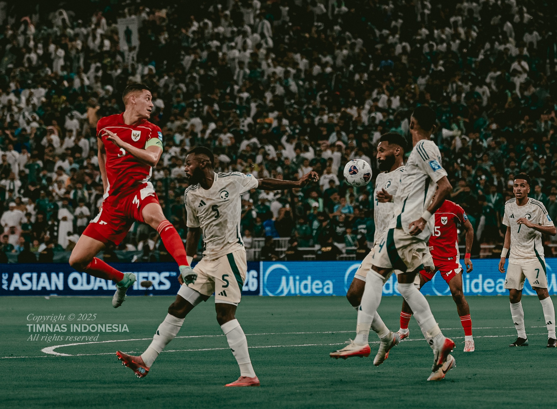 Hasil Round 4 Kualifikasi Piala Dunia 2026: Diwarnai 3 Penalti, Timnas Indonesia Kalah Tipis dari Arab Saudi