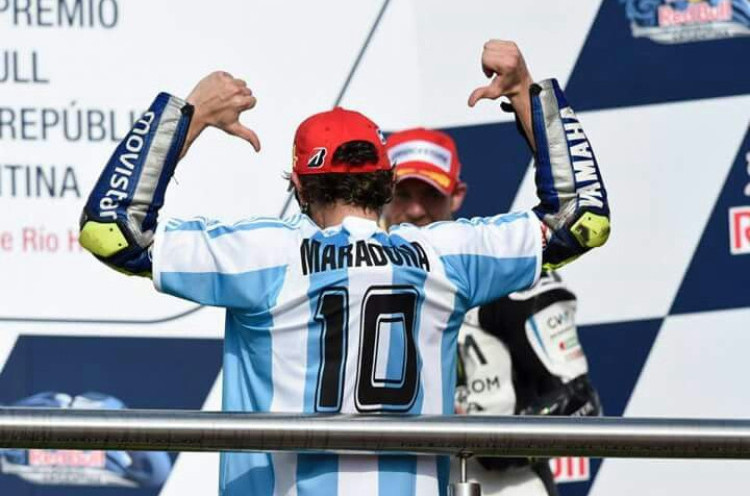 Jelang MotoGP Argentina, Rossi Merasa seperti Maradona