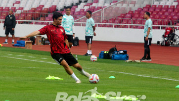 Galeri Foto: Mengintip Official Training Timnas Jelang Lawan Irak