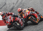 Rossi Puji Dovizioso, tapi Aksi Menyalip Marquez di Tikungan Terakhir Bukan yang Terbaik