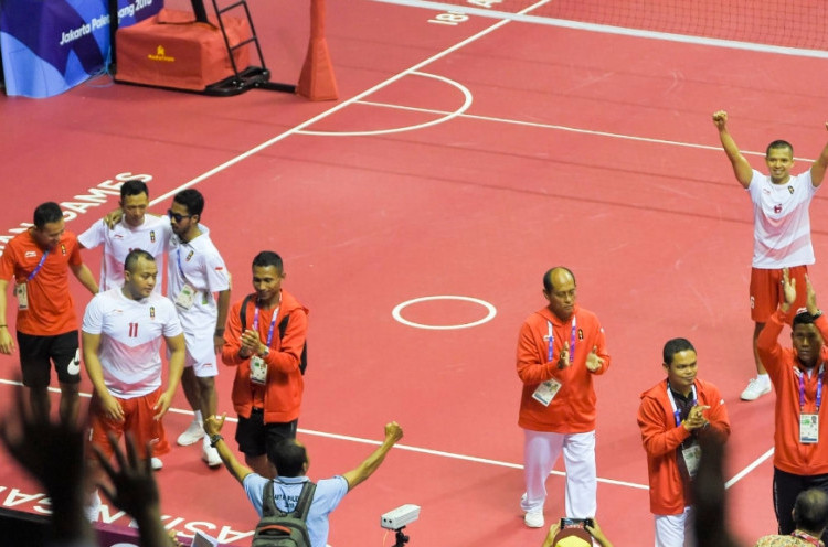 Kalah dari Malaysia di Final, Tim Sepak Takraw Putra Indonesia Gagal Raih Medali Emas