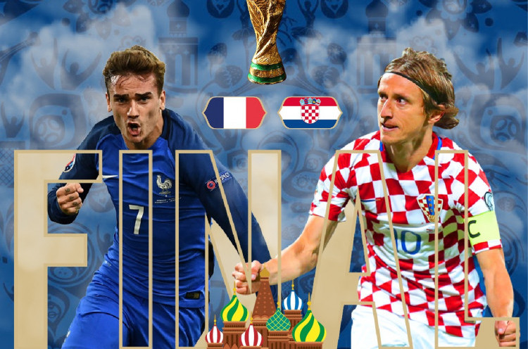 Duel Statistik Final Piala Dunia 2018 Prancis Vs Kroasia